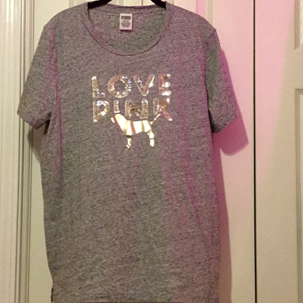 Pink Victoria’s Secret Bling tee